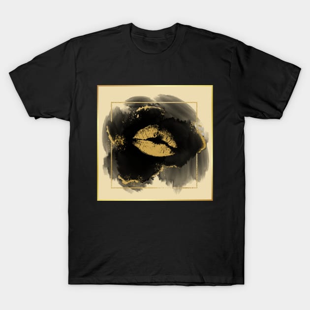 GOLDEN KISSES T-Shirt by BE UNIQUE BY SHANIQUE